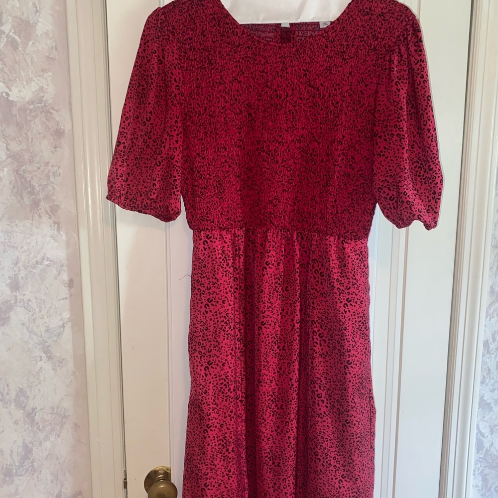 Midi Hot Pink Dress